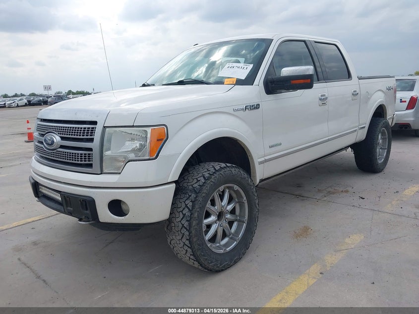 2012 Ford F-150 3.5 Platinum white Lot 111044879313 Vin 1FTFW1ET1CFA70187