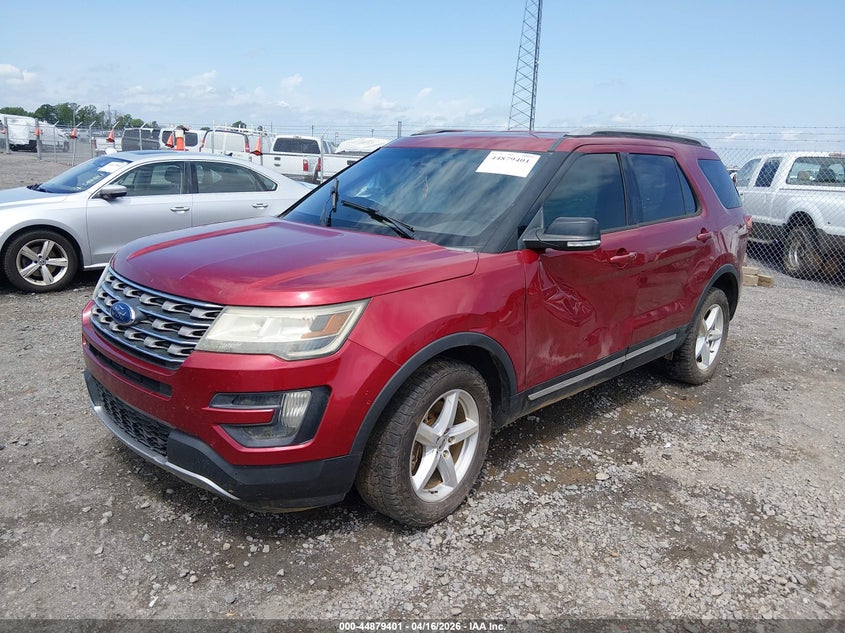 2016 Ford Explorer 3.5 Xlt red Lot 111044879401 Vin 1FM5K8D87GGA33511