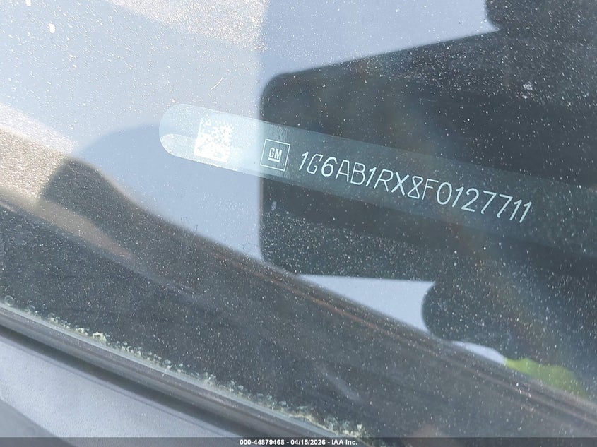 2015 Cadillac Ats Luxury VIN: 1G6AB1RX8F0127711 Lot: 44879468