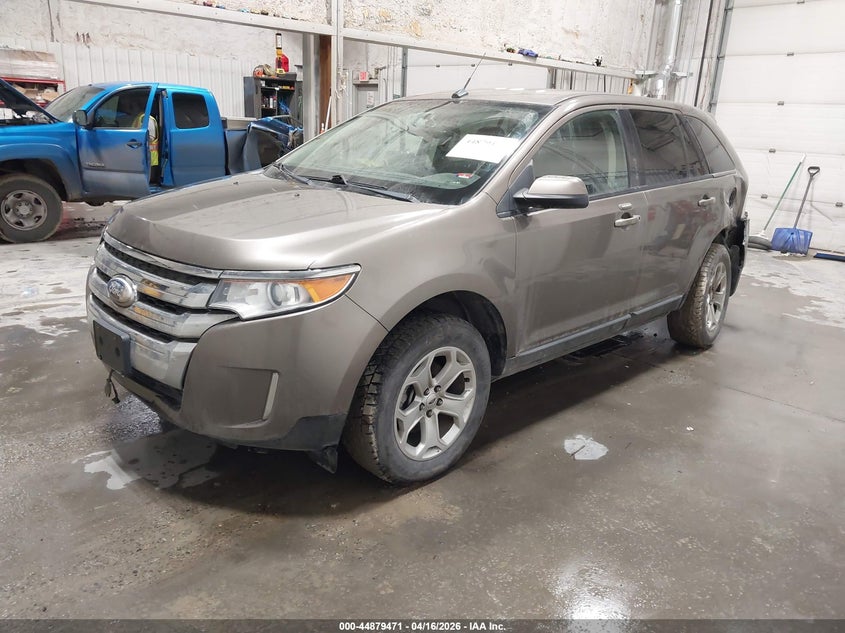 2014 Ford Edge 3.5 Sel beige Lot 111044879471 Vin 2FMDK3JC0EBB70009