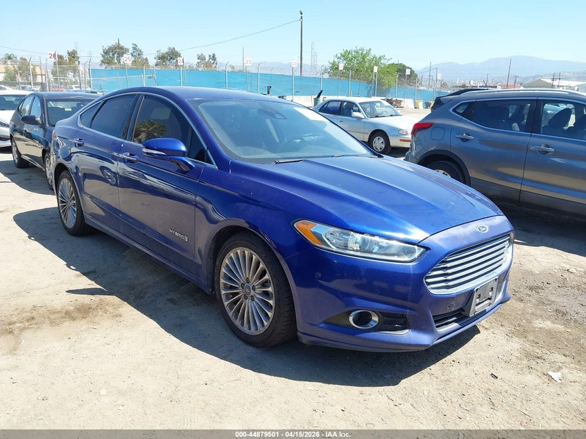 2013 Ford Fusion Hybrid Titanium VIN: 3FA6P0RU8DR279320 Lot: 44879501