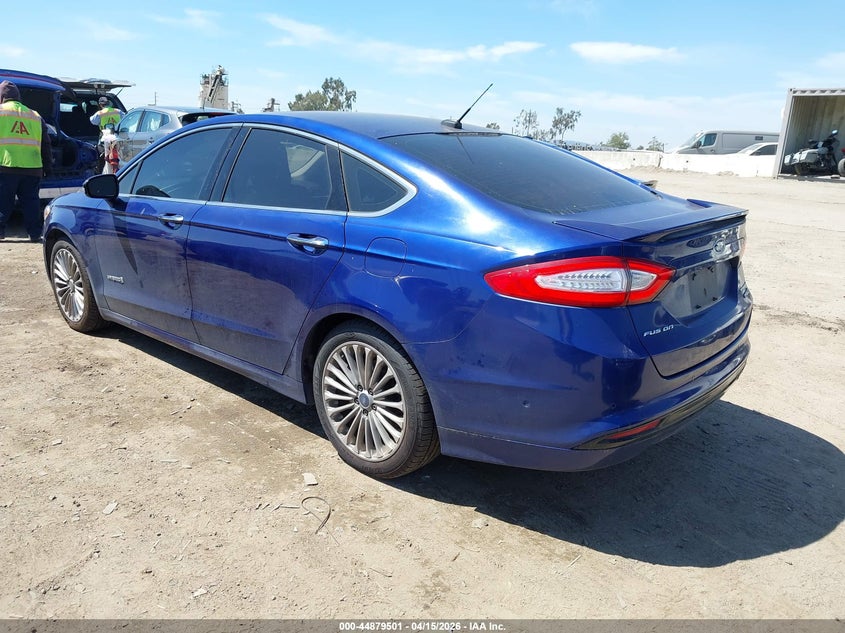 2013 Ford Fusion Hybrid Titanium VIN: 3FA6P0RU8DR279320 Lot: 44879501
