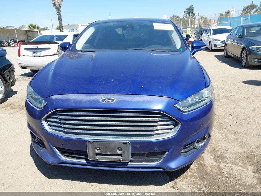 2013 Ford Fusion Hybrid Titanium VIN: 3FA6P0RU8DR279320 Lot: 44879501