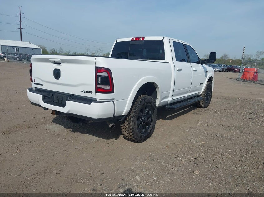 Vin: 3c6ur5fj0ng221810, lot: 45376882, ram 2500 laramie  4x4 6'4 box 20224
