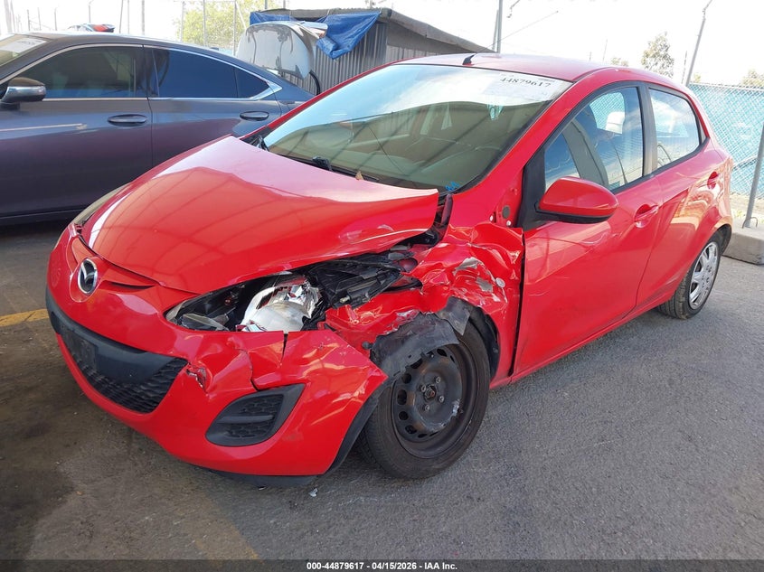 Vin: jm1de1ky3e0183378, lot: 45376948, mazda mazda2 sport 20142