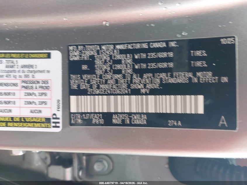 2026 Lexus Nx 2.5 Nx 350H Premium beige Lot 111044879719 Vin 2T2GKCEZ4TC062041