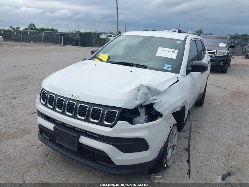 2024 Jeep Compass 2.0 Sport 4X4 white Lot 111044879748 Vin 3C4NJDAN2RT116188