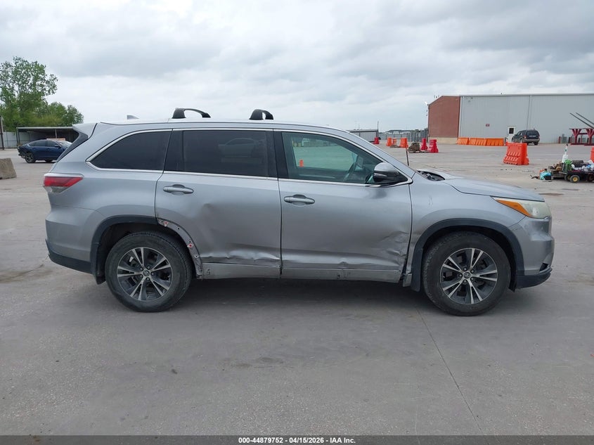 2016 Toyota Highlander Xle V6 VIN: 5TDKKRFH9GS179313 Lot: 44879752