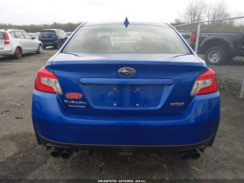 2015 Subaru Wrx VIN: JF1VA1A61F9834963 Lot: 44879759