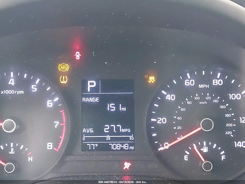 2020 Kia Rio S VIN: 3KPA24AD8LE258303 Lot: 44879814