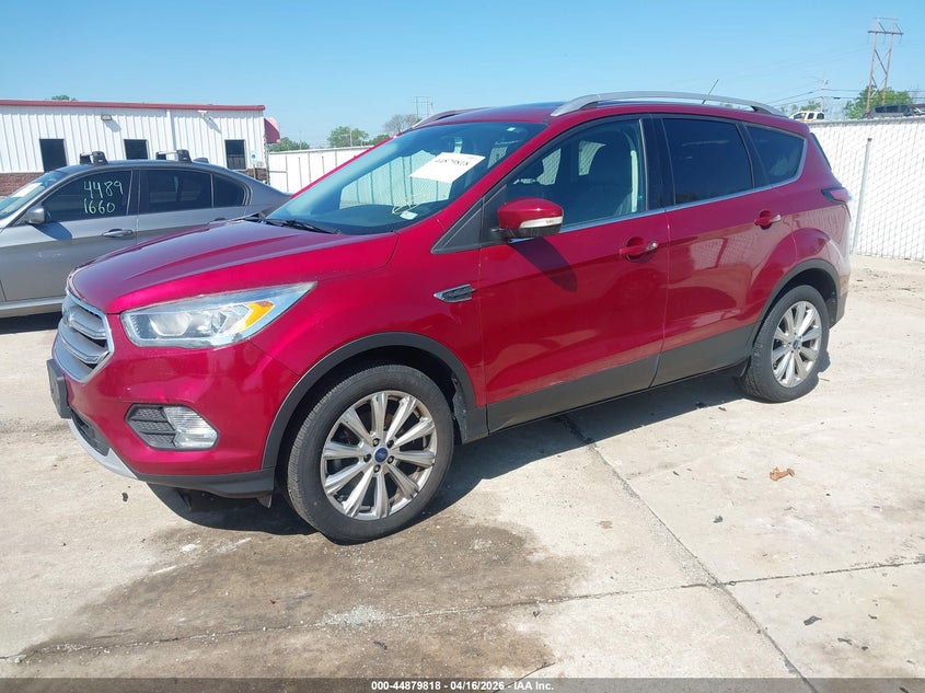 2017 Ford Escape 1.5 Titanium red Lot 111044879818 Vin 1FMCU0JD3HUD74671