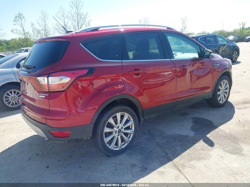 2017 Ford Escape 1.5 Titanium red Lot 111044879818 Vin 1FMCU0JD3HUD74671