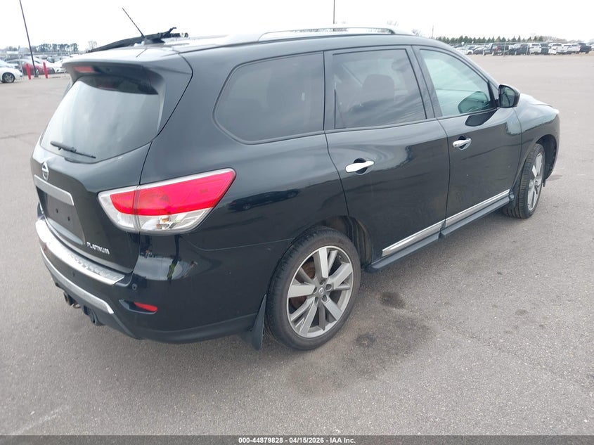 2015 Nissan Pathfinder 3.5 Platinum black Lot 111044879828 Vin 5N1AR2MM5FC628349