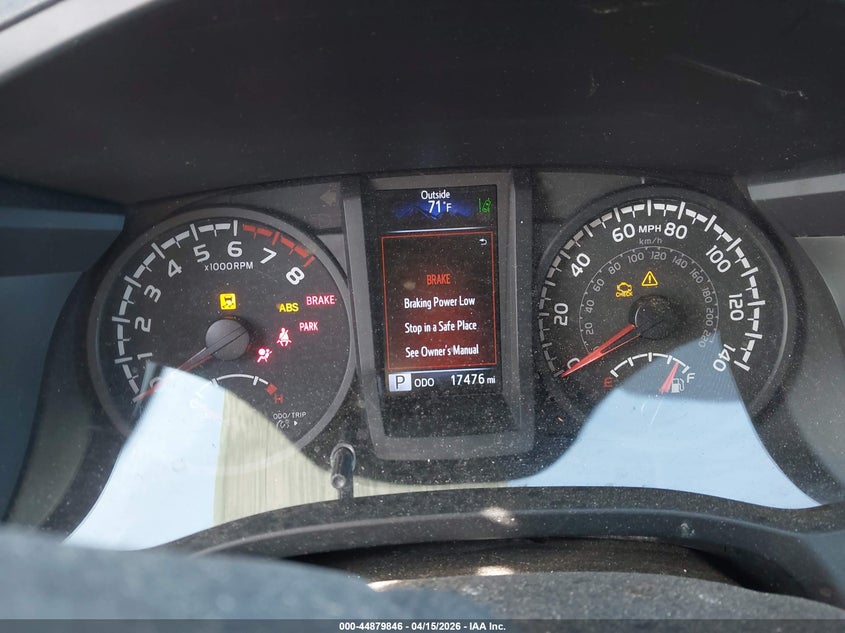 2022 Toyota Tacoma Sr V6 VIN: 3TYRZ5CNXNT017799 Lot: 44879846