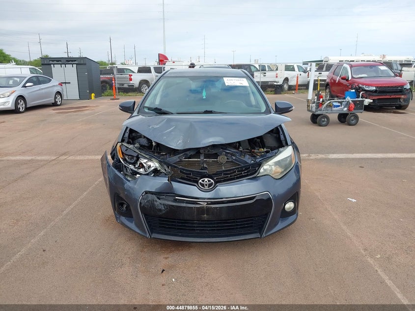2015 Toyota Corolla S/S Plus/S Premium VIN: 5YFBURHE3FP201276 Lot: 44879855