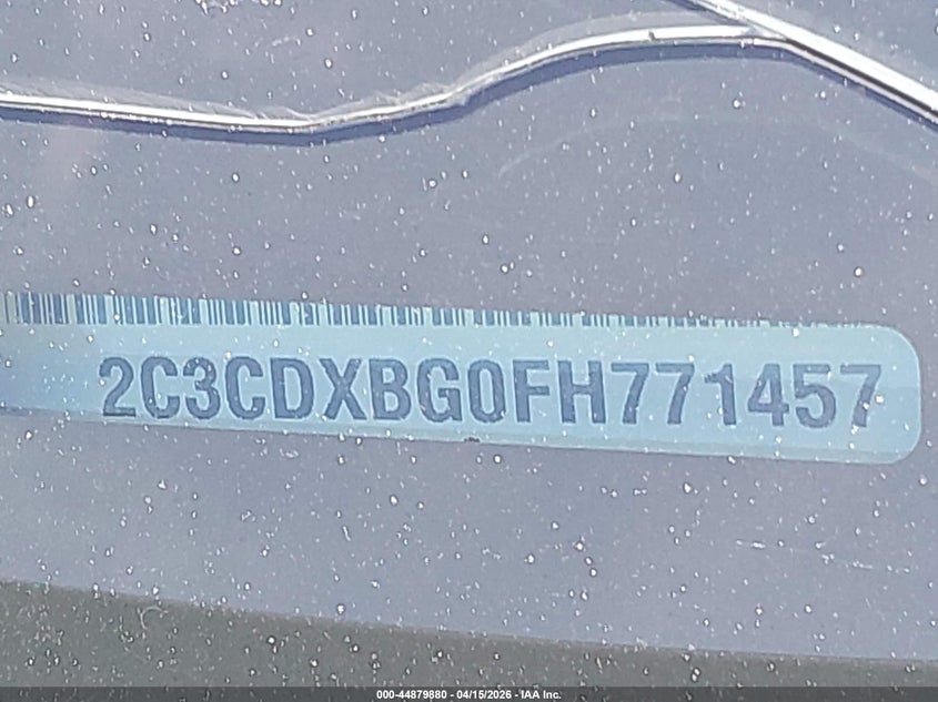 2015 Dodge Charger Se VIN: 2C3CDXBG0FH771457 Lot: 44879880