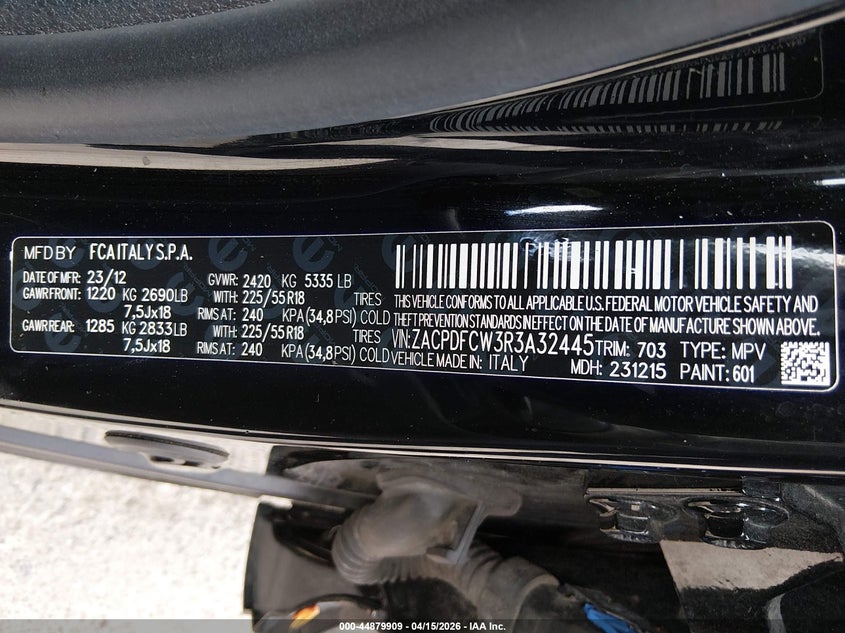 2024 Dodge Hornet R/T Eawd VIN: ZACPDFCW3R3A32445 Lot: 44879909