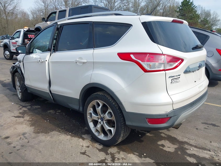 2014 Ford Escape 2.0 Titanium white Lot 111044880128 Vin 1FMCU9J97EUC33985