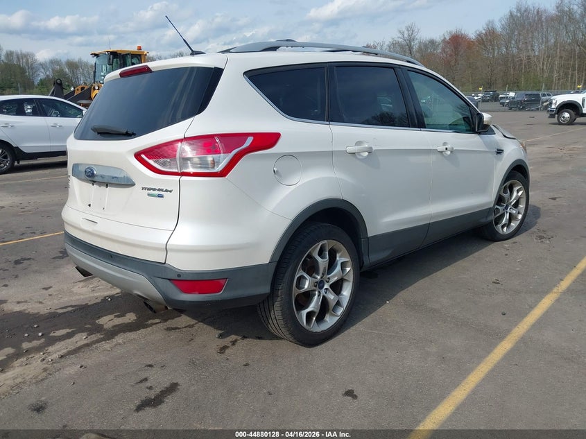 2014 Ford Escape 2.0 Titanium white Lot 111044880128 Vin 1FMCU9J97EUC33985