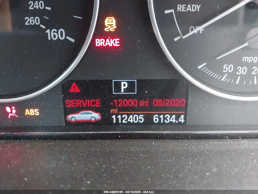 2015 BMW 320I VIN: WBA3B1G50FNT04274 Lot: 44880189