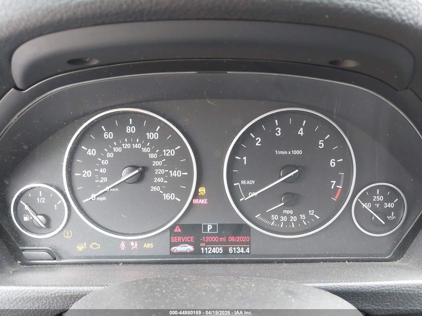 2015 BMW 320I VIN: WBA3B1G50FNT04274 Lot: 44880189