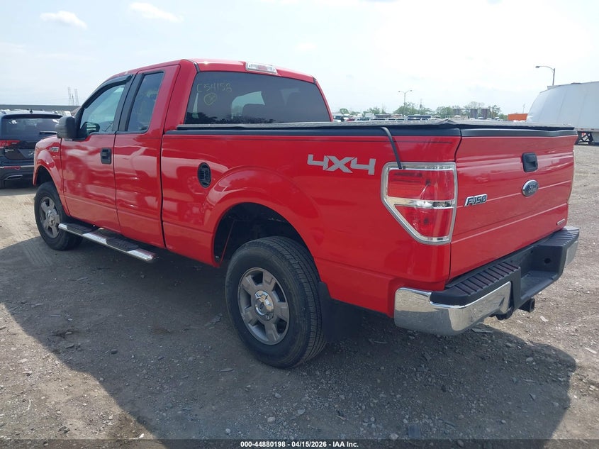 2012 Ford F-150 3.7 Xlt red Lot 111044880198 Vin 1FTEX1EMXCFC84158