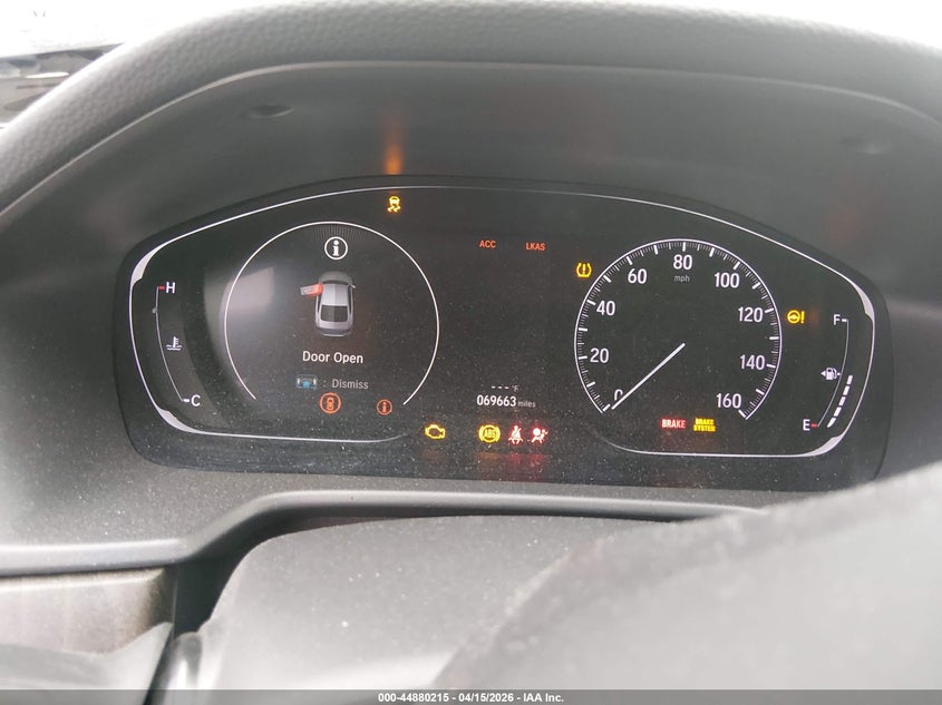 2019 Honda Accord Ex VIN: 1HGCV1F4XKA040213 Lot: 44880215