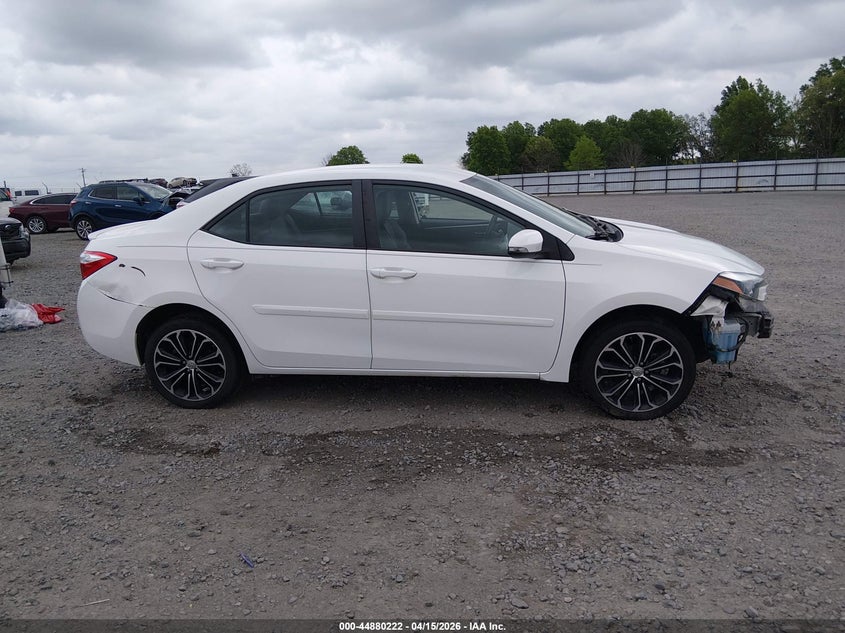 2016 Toyota Corolla S Plus VIN: 5YFBURHE9GP402911 Lot: 44880222