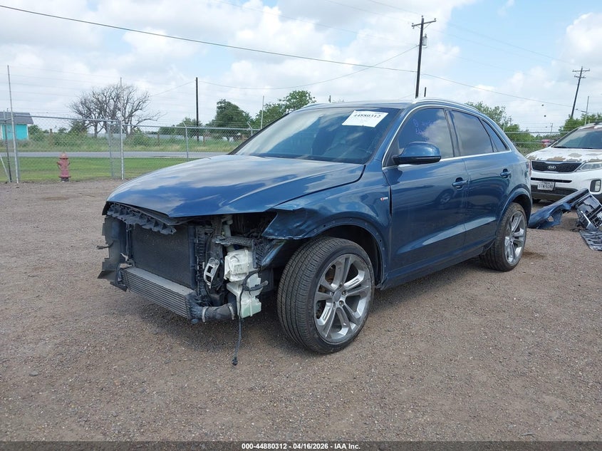 Vin: wa1fccfs3hr003357, lot: 45377643, audi q3 2.0t premium 20172