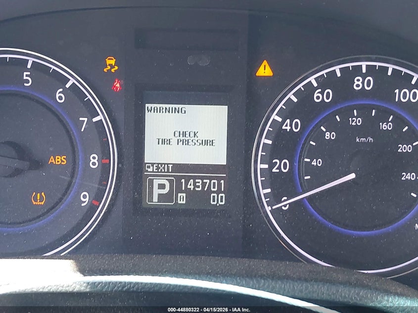 2012 Infiniti G37 Journey VIN: JN1CV6EK4CM420033 Lot: 44880322