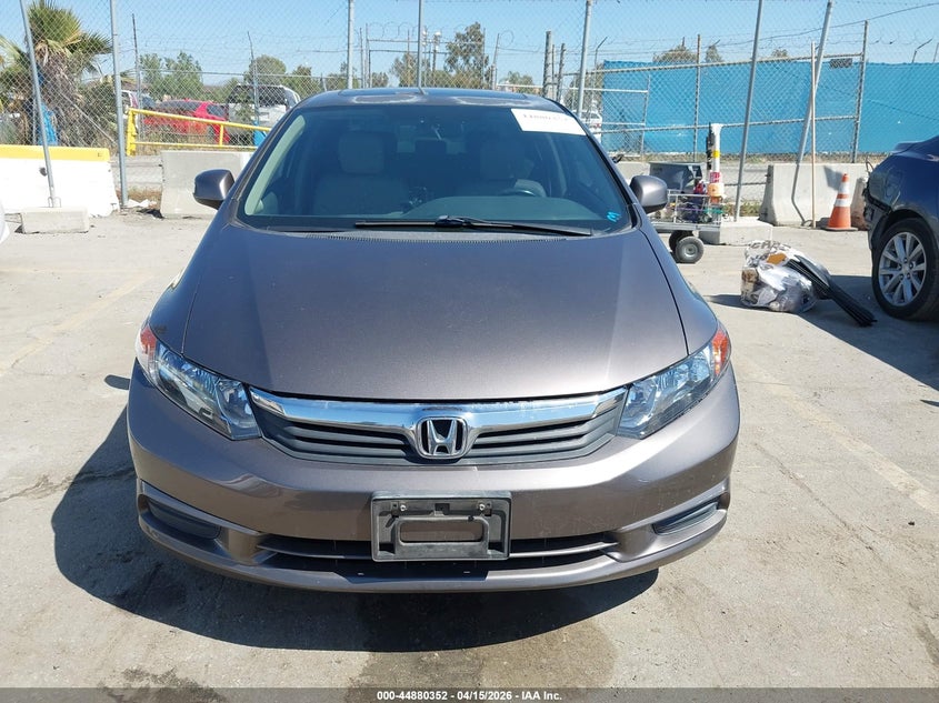 2012 Honda Civic Ex-L VIN: 2HGFB2F99CH552460 Lot: 44880352