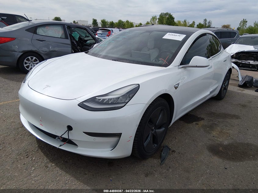 Vin: 5yj3e1eb0lf651522, lot: 45377718, tesla model 3 long range dual motor all-wheel drive 20202