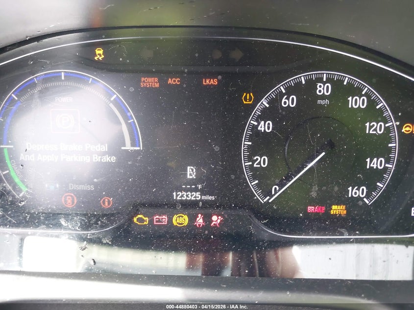 2020 Honda Accord Hybrid Ex VIN: 1HGCV3F48LA012942 Lot: 44880403