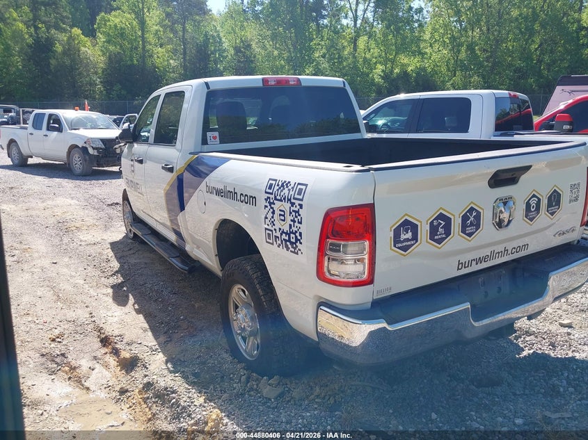 Vin: 3c6ur5cl6ng439580, lot: 45377737, ram 2500 tradesman  4x4 6'4 box 20223