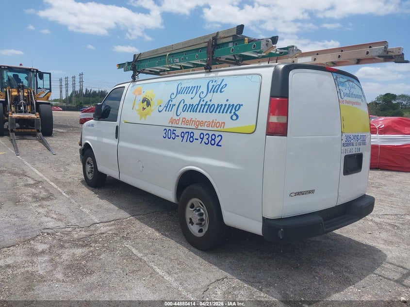Vin: 1gcwgaff3g1124730, lot: 45377745, chevrolet express 2500 work van 20163