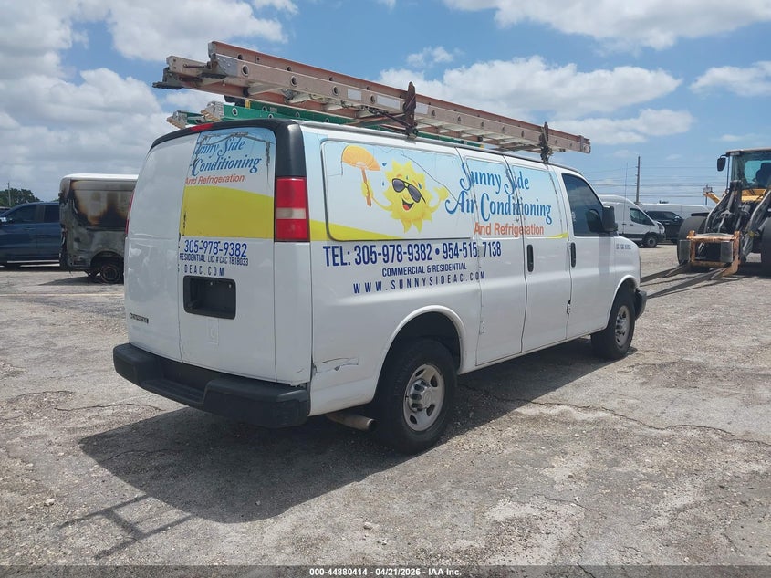 Vin: 1gcwgaff3g1124730, lot: 45377745, chevrolet express 2500 work van 20164