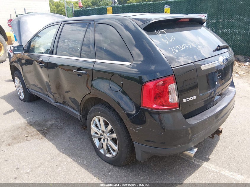 Vin: 2fmdk4kc1dba09705, lot: 45377785, ford edge limited 20133