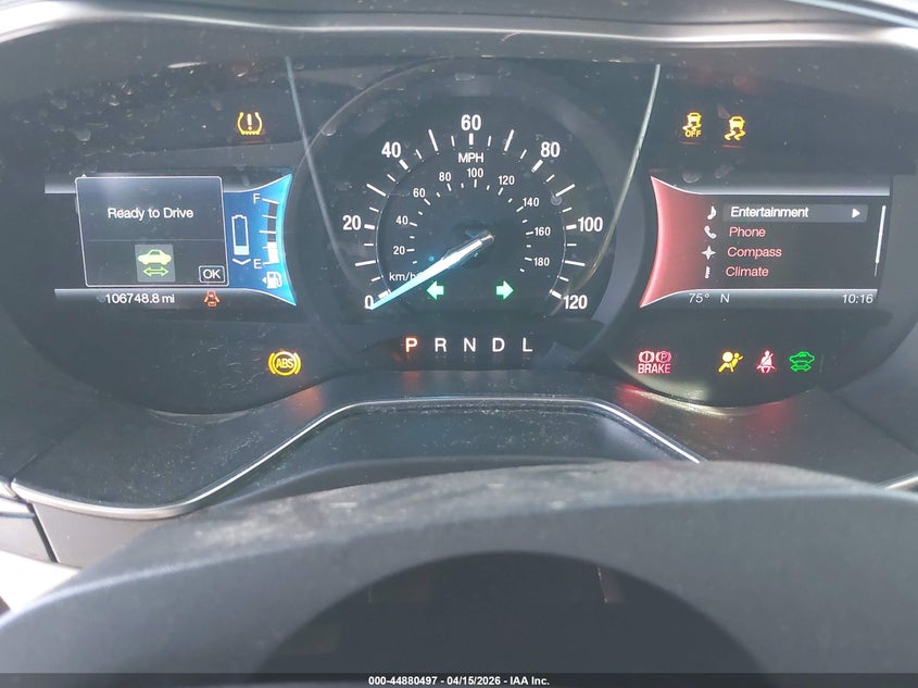 2014 Ford Fusion Hybrid Se VIN: 3FA6P0LU4ER128873 Lot: 44880497