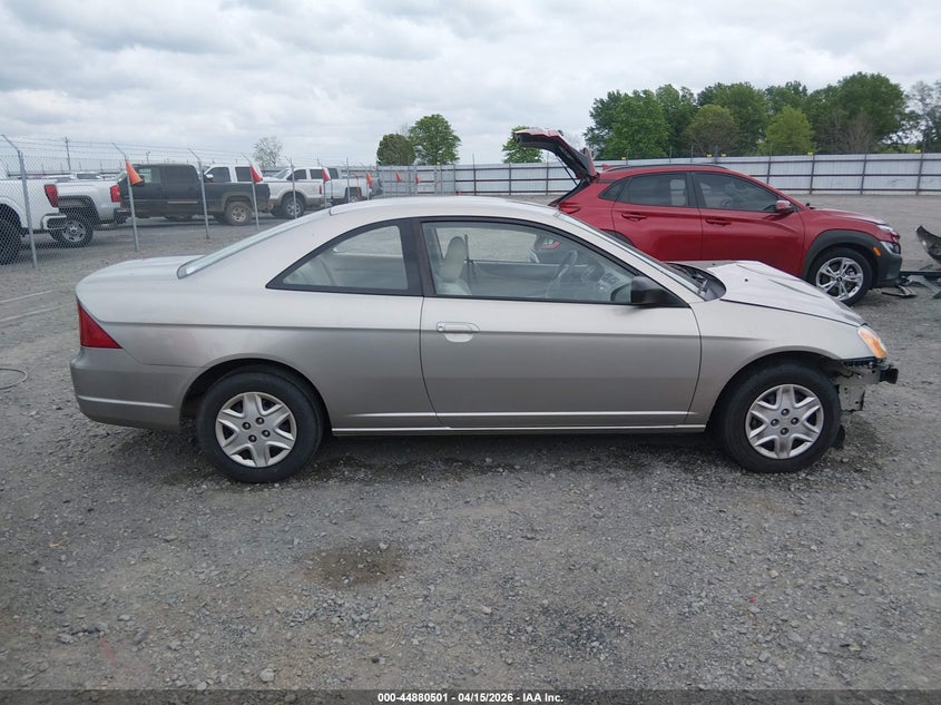 2003 Honda Civic Lx VIN: 1HGEM22593L044954 Lot: 44880501