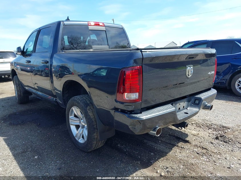 Vin: 1c6rr7mt1fs520450, lot: 45377889, ram 1500 sport 20153