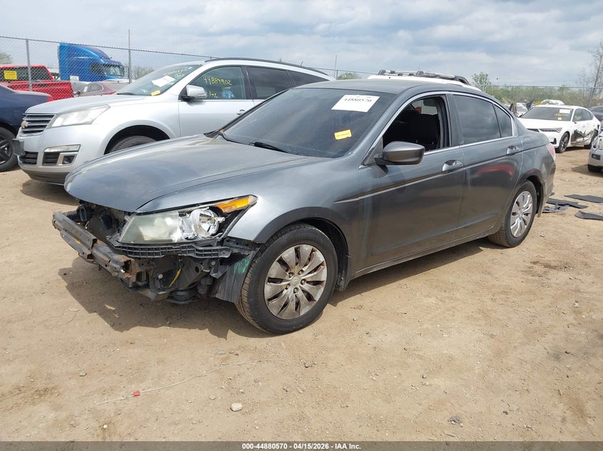 2012 Honda Accord 2.4 2.4 Lx grey Lot 111044880570 Vin 1HGCP2F37CA150029