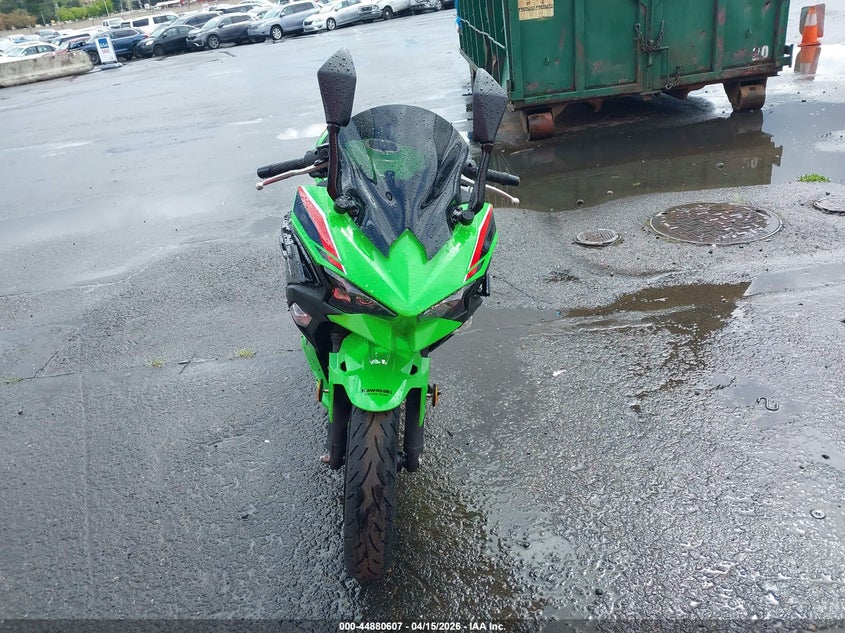 2024 Kawasaki Ninja Kawasaki Ex500 H green Lot 111044880607 Vin ML5EXGH13RDA21919