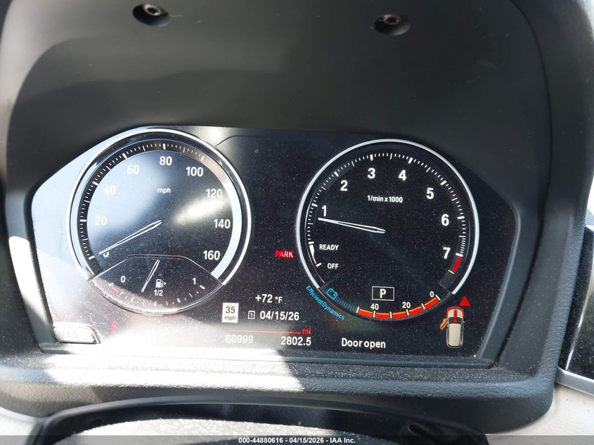 2019 BMW X1 Sdrive28I VIN: WBXHU7C56K3H44216 Lot: 44880616