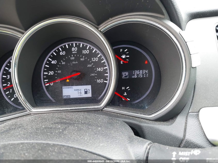 2011 Nissan Murano Sl VIN: JN8AZ1MW3BW161901 Lot: 44880645