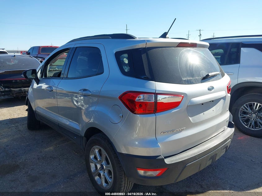 2020 Ford Ecosport 1.0 Ecosport Se white Lot 111044880663 Vin MAJ3S2GE2LC387888