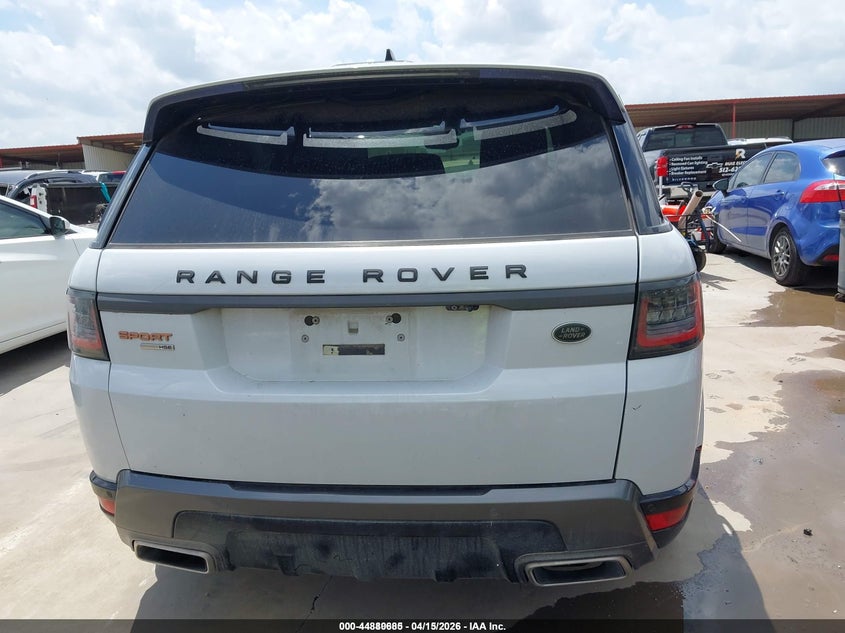 2018 Land Rover Range Rover Sport Hse VIN: SALWR2RV8JA806098 Lot: 44880685