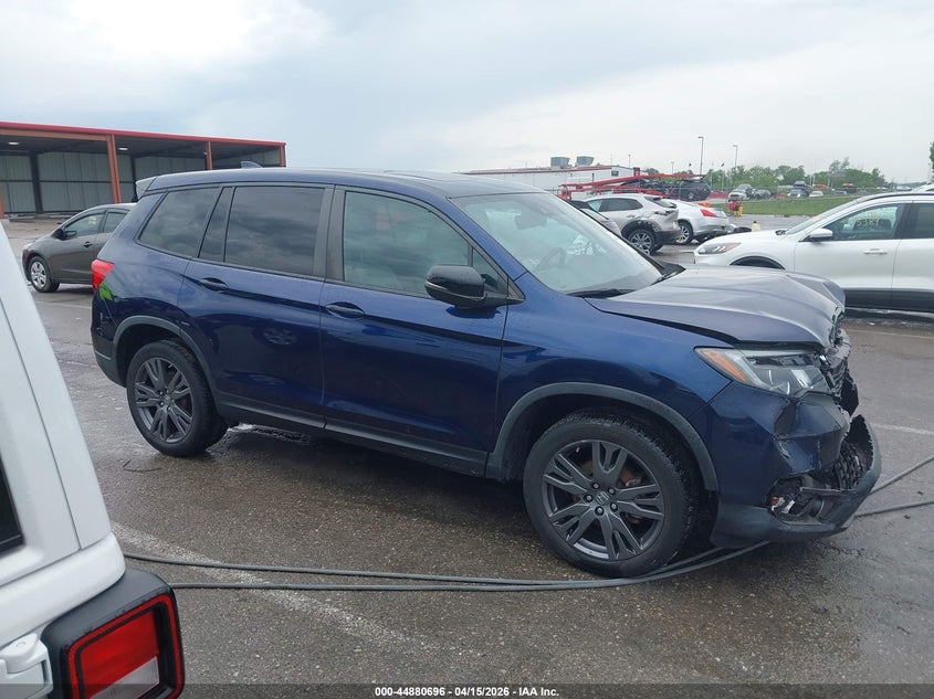 2021 Honda Passport Awd Ex-L VIN: 5FNYF8H50MB020191 Lot: 44880696