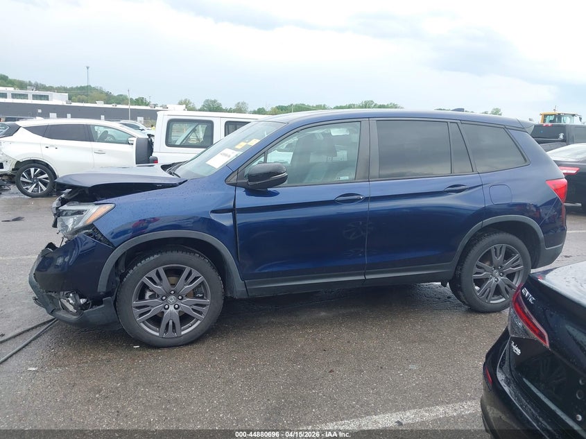 2021 Honda Passport Awd Ex-L VIN: 5FNYF8H50MB020191 Lot: 44880696