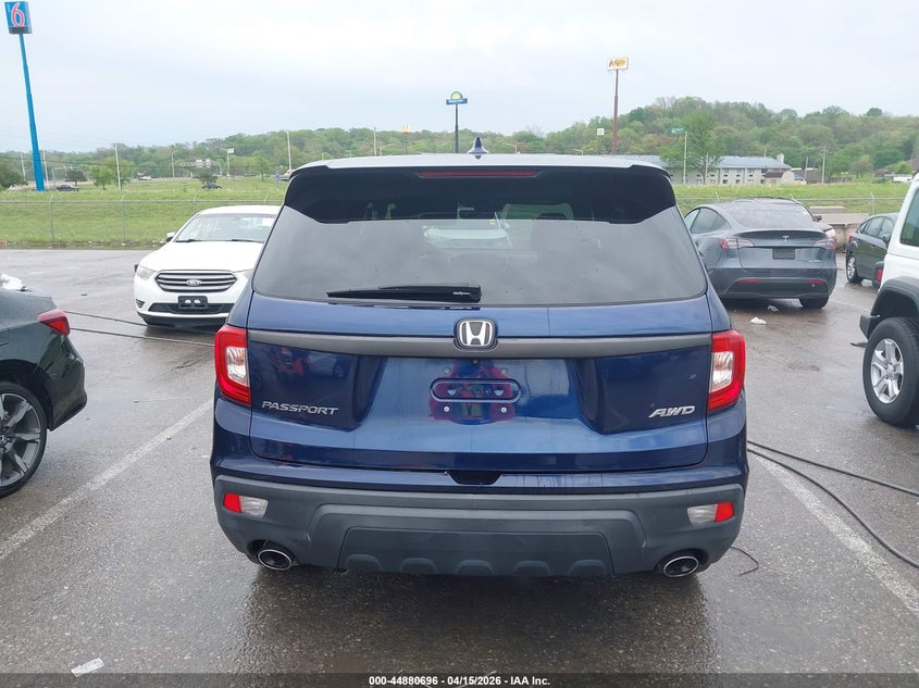 2021 Honda Passport Awd Ex-L VIN: 5FNYF8H50MB020191 Lot: 44880696
