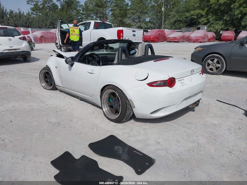 Vin: jm1ndab72g0105689, lot: 45378043, mazda mx-5 miata sport 20163
